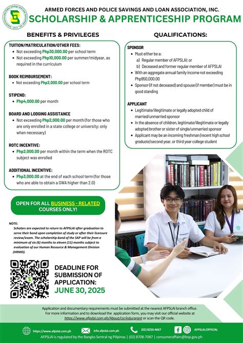 Scholarship and Educational Assistance Program (SEAP).